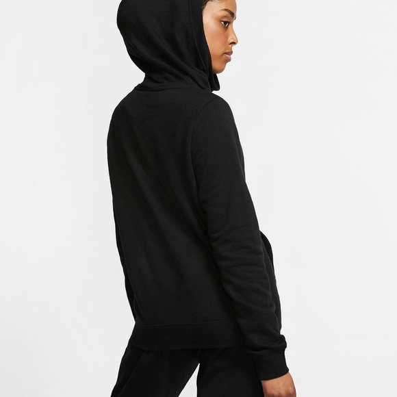 NWT NIKE WOMEN'S PLUS HOODIE SWEATSHIRT BLACK - Picture 6 of 6